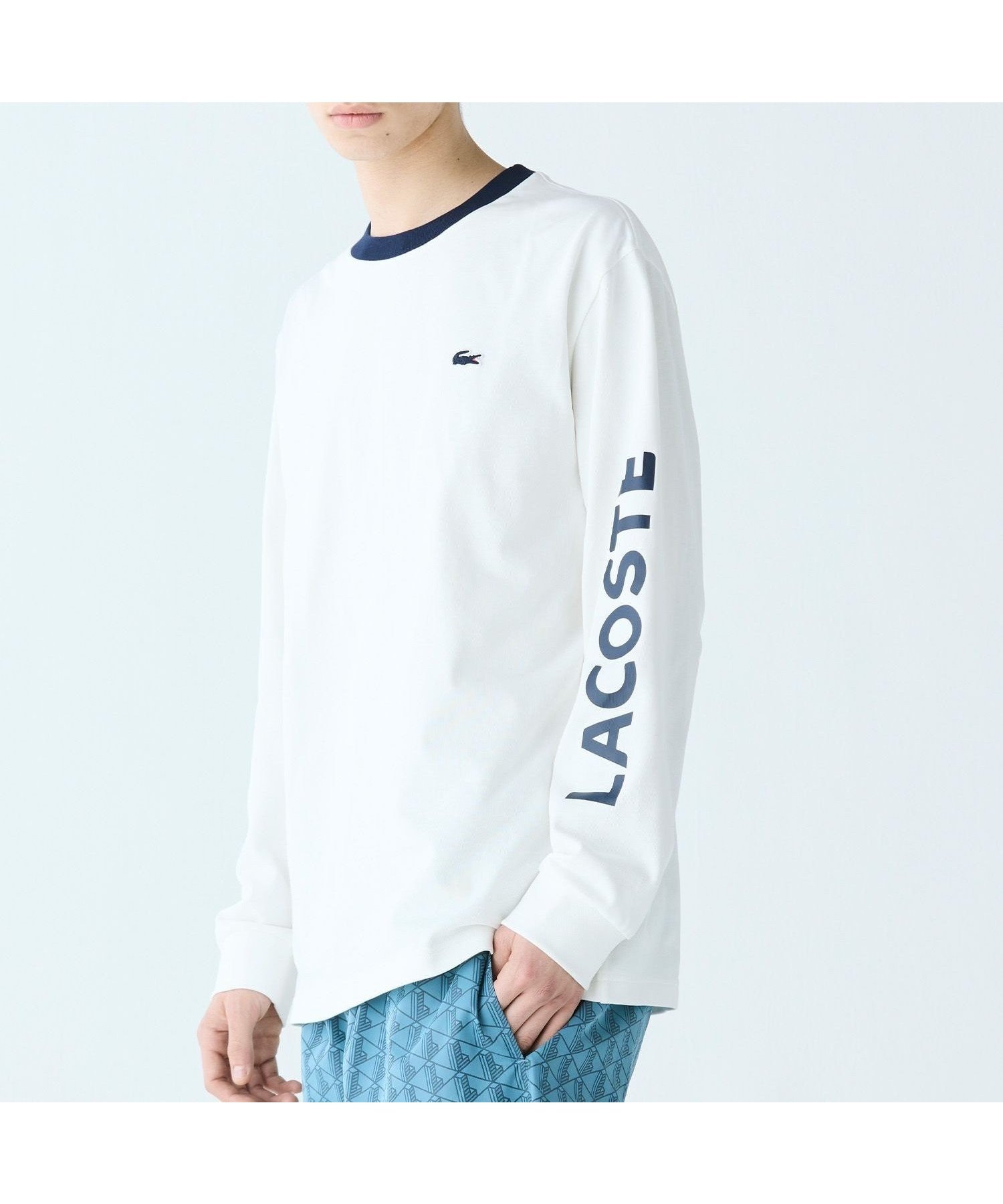 【ラコステ/LACOSTE】のヘビーウェイトスリーブプリント ロングリブスリーブTシャツ インテリア・キッズ・メンズ・レディースファッション・服の通販 founy(ファニー) ファッション Fashion レディースファッション Fashion for Women トップス・カットソー Cut & Sew Tops シャツ・ブラウス・オフィスカジュアル Elegant Blouses & Button-Ups ロングTシャツ・Tシャツ Longline T-Shirts & Tees クラシック Classic, Timeless Style シンプル Simple, Minimal スポーティ Sporty, Casual Athletic スマート Smart, Elegant スリット Slit, Slit Detail スリーブ Sleeve, Long Sleeve / Short Sleeve フィット Fit, Slim Fit プリント Print, Printed Pattern ラバー Rubber, Rubber Sole ホワイト|ID: prp329100004829962 ipo3291000000035156153