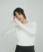 【アダム エ ロペ/ADAM ET ROPE'】のシアーテレコタックニュアンスロンT 人気、トレンドファッション・服の通販 founy(ファニー) ファッション Fashion レディースファッション Fashion for Women トップス・カットソー Cut & Sew Tops ロングTシャツ・Tシャツ Longline T-Shirts & Tees インナー Innerwear シアー Sheer, See-Through シンプル Simple, Minimal ジャケット Jacket, Outerwear スリーブ Sleeve, Long Sleeve / Short Sleeve フィット Fit, Slim Fit ポケット Pocket, Pocket Detail ロング Long, Long-Length A/W・秋冬 Autumn/Winter おすすめ Recommended / Our Picks エレガント 上品 Elegant 2025年 2025 2025-2026秋冬・A/W Autumn/Winter 2025–26 AW25–26 thumbnail ホワイト(10)|ID: prp329100004829971 ipo3291000000035156208