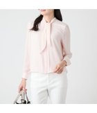 【ニューヨーカー/NEWYORKER】の梨地×TR天竺 長袖ボウタイカットソー 人気、トレンドファッション・服の通販 founy(ファニー) ファッション Fashion レディースファッション Fashion for Women トップス・カットソー Cut & Sew Tops カットソー・ベーシックTシャツ Cut-and-Sewn Tops / Stretch Tees & Basics インナー Innerwear カットソー Cut and Sewn Top ジャケット Jacket, Outerwear フロント Front, Front Design ベーシック Basic, Essential エレガント 上品 Elegant 夏 Summer 春 Spring S/S・春夏 SS, Spring/Summer, Warm Season 長袖 Long Sleeve, Full Sleeve thumbnail ピンク|ID: prp329100004829977 ipo3291000000035156241