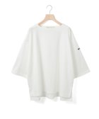 【マーコート/MARcourt】のMidiUmi 7分袖ワイドプルオーバー 人気、トレンドファッション・服の通販 founy(ファニー) ファッション Fashion レディースファッション Fashion for Women トップス・カットソー Cut & Sew Tops カジュアルプルオーバー・ニットトップス Pullovers & Knit Tops / Casual Pullovers カットソー Cut and Sewn Top シルケット Silket, Silky Cotton ベーシック Basic, Essential ポケット Pocket, Pocket Detail ワイド Wide, Wide Fit 夏 Summer 無地 Plain, Solid Color thumbnail オフホワイト|ID: prp329100004829995 ipo3291000000035156373