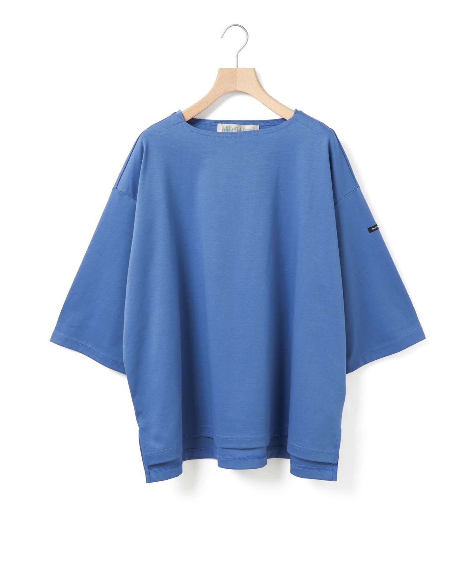 【マーコート/MARcourt】のMidiUmi 7分袖ワイドプルオーバー インテリア・キッズ・メンズ・レディースファッション・服の通販 founy(ファニー) ファッション Fashion レディースファッション Fashion for Women トップス・カットソー Cut & Sew Tops カジュアルプルオーバー・ニットトップス Pullovers & Knit Tops / Casual Pullovers カットソー Cut and Sewn Top シルケット Silket, Silky Cotton ベーシック Basic, Essential ポケット Pocket, Pocket Detail ワイド Wide, Wide Fit 夏 Summer 無地 Plain, Solid Color ブルー|ID: prp329100004829995 ipo3291000000035156374