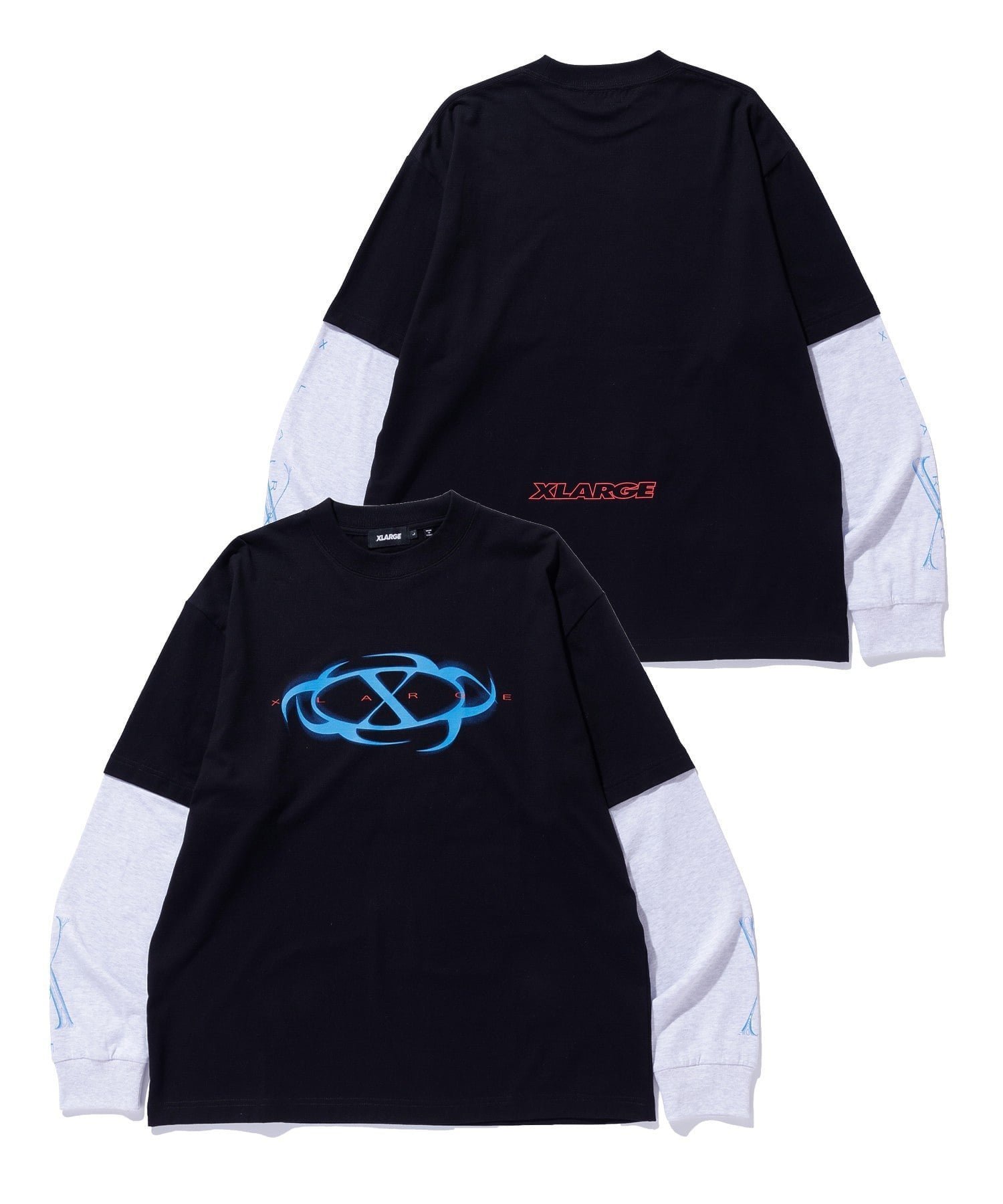 【エクストララージ/XLARGE】のLAYERED L/S TEE インテリア・キッズ・メンズ・レディースファッション・服の通販 founy(ファニー) ファッション Fashion レディースファッション Fashion for Women フロント Front, Front Design プリント Print, Printed Pattern ベーシック Basic, Essential BLACK|ID: prp329100004829996 ipo3291000000035156389