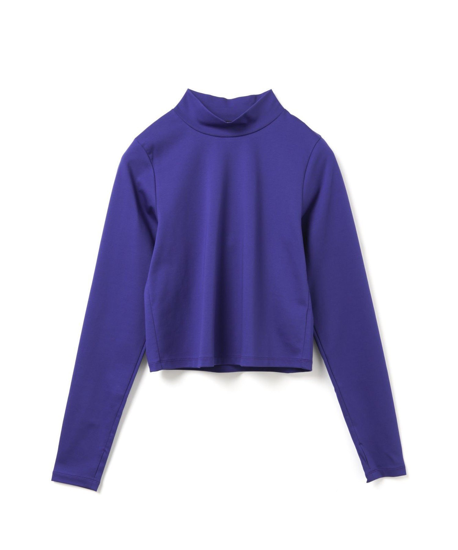 【マーコート/MARcourt】のmizuiro ind モックネックTシャツ インテリア・キッズ・メンズ・レディースファッション・服の通販 founy(ファニー) 　ファッション　Fashion　レディースファッション　Fashion for Women　トップス・カットソー　Cut & Sew Tops　シャツ・ブラウス・オフィスカジュアル　Elegant Blouses & Button-Ups　ロングTシャツ・Tシャツ　Longline T-Shirts & Tees　インナー　Innerwear　コンパクト　Compact, Small Size　シンプル　Simple, Minimal　ベーシック　Basic, Essential　ポケット　Pocket, Pocket Detail　モックネック　Mock Neck, Short Turtleneck　春　Spring　無地　Plain, Solid Color　長袖　Long Sleeve, Full Sleeve　ブルー|ID: prp329100004830007 ipo3291000000035156424