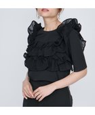 【クイーンズ コート/QUEENS COURT】のギャザーフリルTシャツ≪手洗い可能≫ 人気、トレンドファッション・服の通販 founy(ファニー) ファッション Fashion レディースファッション Fashion for Women トップス・カットソー Cut & Sew Tops シャツ・ブラウス・オフィスカジュアル Elegant Blouses & Button-Ups ロングTシャツ・Tシャツ Longline T-Shirts & Tees 春 Spring ギャザー Gathered, Ruffled ショルダー Shoulder, Shoulder Strap ドレス Dress, One-Piece フィット Fit, Slim Fit フェミニン Feminine, Girly フリル Frill, Ruffle フレア Flare, Flared ポケット Pocket, Pocket Detail 半袖 Short Sleeve, Half Sleeve S/S・春夏 SS, Spring/Summer, Warm Season おすすめ Recommended / Our Picks 夏 Summer ビジネス 仕事 通勤 Business / Work / Commuting 2025年 2025 2025春夏・S/S Spring/Summer 2025 SS25 thumbnail ブラック|ID: prp329100004830041 ipo3291000000035156772