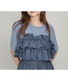 【クイーンズ コート/QUEENS COURT】のギャザーフリルTシャツ≪手洗い可能≫ 人気、トレンドファッション・服の通販 founy(ファニー) ファッション Fashion レディースファッション Fashion for Women トップス・カットソー Cut & Sew Tops シャツ・ブラウス・オフィスカジュアル Elegant Blouses & Button-Ups ロングTシャツ・Tシャツ Longline T-Shirts & Tees 春 Spring ギャザー Gathered, Ruffled ショルダー Shoulder, Shoulder Strap ドレス Dress, One-Piece フィット Fit, Slim Fit フェミニン Feminine, Girly フリル Frill, Ruffle フレア Flare, Flared ポケット Pocket, Pocket Detail 半袖 Short Sleeve, Half Sleeve S/S・春夏 SS, Spring/Summer, Warm Season おすすめ Recommended / Our Picks 夏 Summer ビジネス 仕事 通勤 Business / Work / Commuting 2025年 2025 2025春夏・S/S Spring/Summer 2025 SS25 thumbnail ブルー|ID: prp329100004830041 ipo3291000000035156773