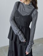 【リエディ/Re:EDIT】の無地or配色シアーフライスハイネックトップス 人気、トレンドファッション・服の通販 founy(ファニー) ファッション Fashion レディースファッション Fashion for Women トップス・カットソー Cut & Sew Tops おすすめ Recommended / Our Picks インナー Innerwear シアー Sheer, See-Through シンプル Simple, Minimal トレンド Trend, Trending Now フィット Fit, Slim Fit ベスト Vest, Waistcoat ロング Long, Long-Length 無地 Plain, Solid Color thumbnail チャコール×ホワイト|ID: prp329100004830045 ipo3291000000035156831