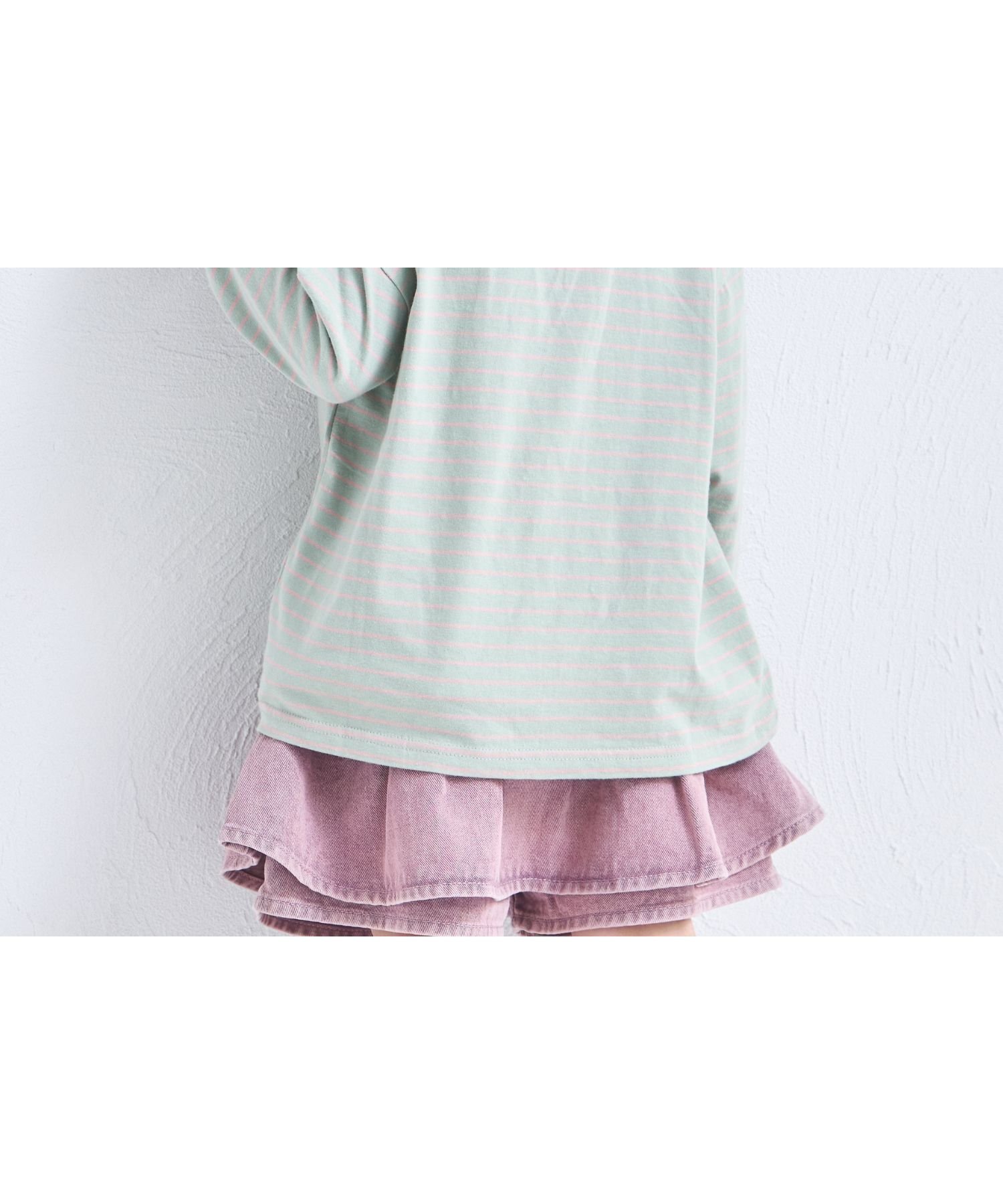 【ペアマノン/pairmanon / KIDS】の【綿100%】ユニセックス ネームタグ付き カラーボーダー ロンT インテリア・キッズ・メンズ・レディースファッション・服の通販 founy(ファニー) ファッション Fashion キッズファッション Fashion for Kids おすすめ Recommended / Our Picks トレンド Trend, Trending Now ボーダー Border, Stripe グリーンボーダー70|ID: prp329100004830156 ipo3291000000035157930