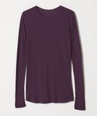 【ビューティ&ユース ユナイテッドアローズ/BEAUTY&YOUTH / UNITED ARROWS】のSteven Alan コットン シルク リブ クルーネック カットソー 人気、トレンドファッション・服の通販 founy(ファニー) ファッション Fashion レディースファッション Fashion for Women トップス・カットソー Cut & Sew Tops カットソー・ベーシックTシャツ Cut-and-Sewn Tops / Stretch Tees & Basics おすすめ Recommended / Our Picks インナー Innerwear カットソー Cut and Sewn Top シルク Silk, 100% Silk タートルネック Turtleneck, High Neck フィット Fit, Slim Fit 定番 Standard, Basic Item thumbnail PURPLE|ID: prp329100004830171 ipo3291000000035158119