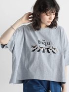 【ヴァン/Vin】の刺繍Tシャツ 人気、トレンドファッション・服の通販 founy(ファニー) ファッション Fashion レディースファッション Fashion for Women トップス・カットソー Cut & Sew Tops シャツ・ブラウス・オフィスカジュアル Elegant Blouses & Button-Ups ロングTシャツ・Tシャツ Longline T-Shirts & Tees 夏 Summer thumbnail グレー|ID: prp329100004830173 ipo3291000000035158157