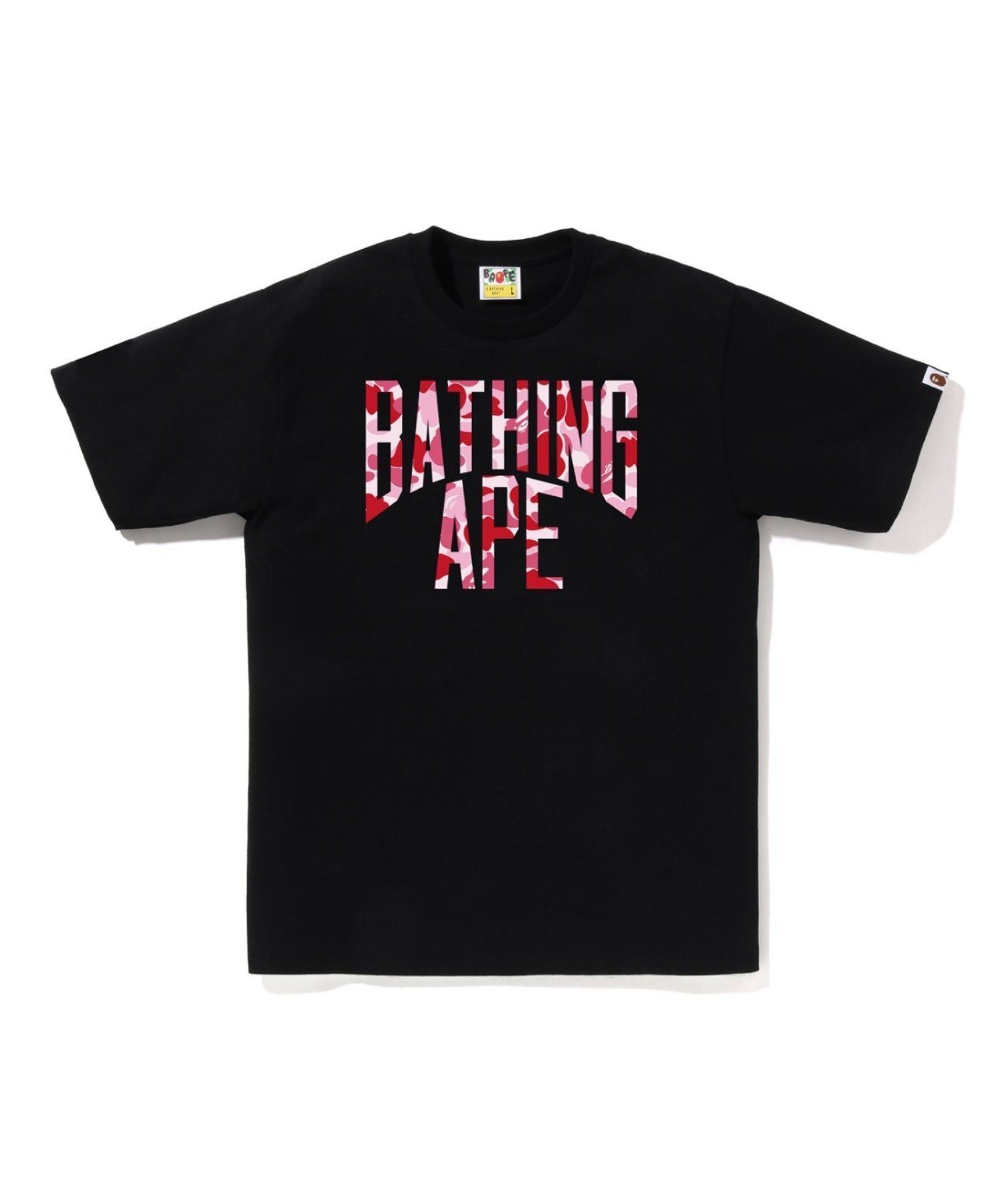 【ア ベイシング エイプ/A BATHING APE】のABC CAMO NYC LOGO TEE インテリア・キッズ・メンズ・レディースファッション・服の通販 founy(ファニー) ファッション Fashion レディースファッション Fashion for Women インナー Innerwear ショート Short, Short Length スリーブ Sleeve, Long Sleeve / Short Sleeve フロント Front, Front Design プリント Print, Printed Pattern ラバー Rubber, Rubber Sole BKxPK|ID: prp329100004830185 ipo3291000000035158271