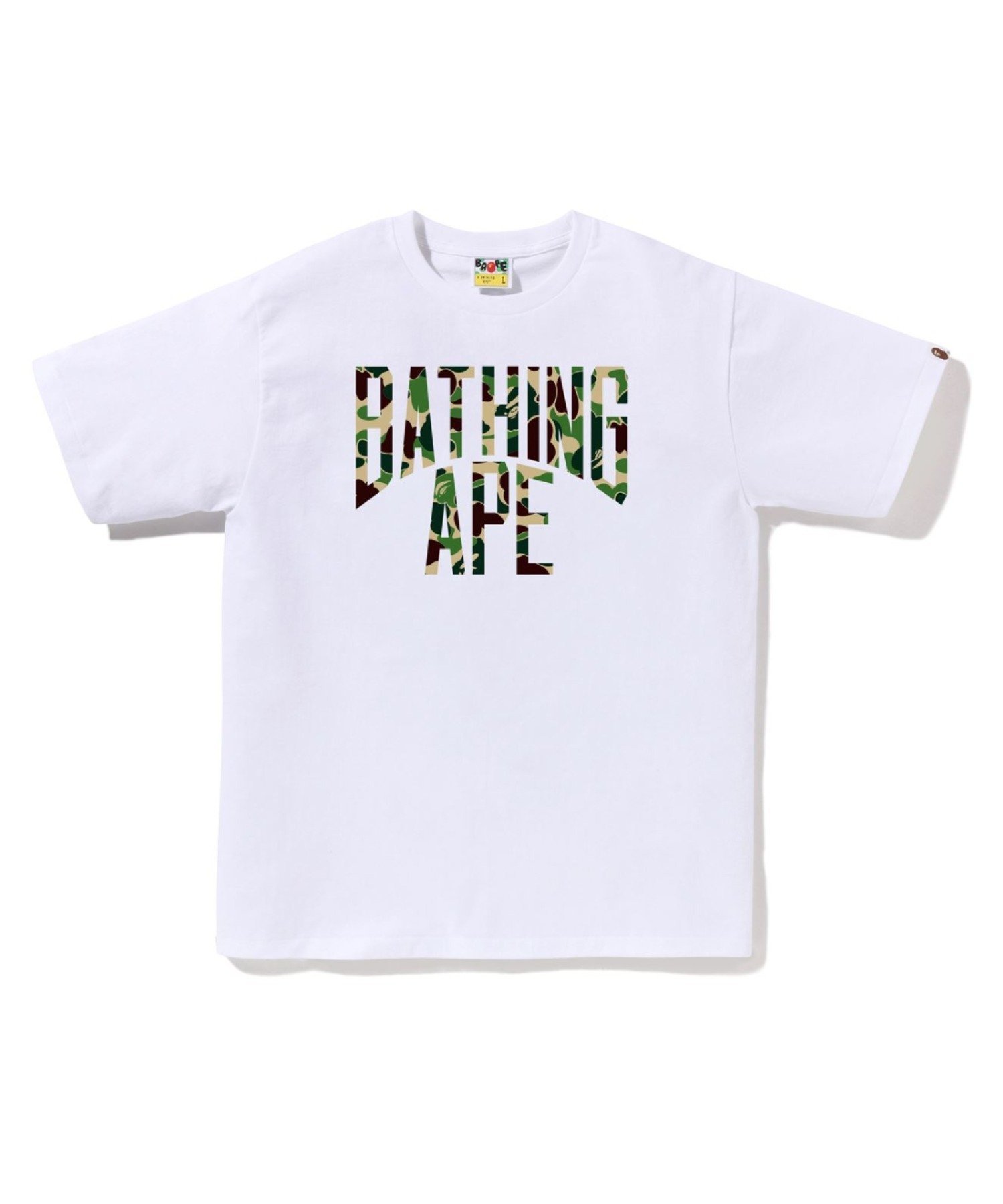 【ア ベイシング エイプ/A BATHING APE】のABC CAMO NYC LOGO TEE インテリア・キッズ・メンズ・レディースファッション・服の通販 founy(ファニー) ファッション Fashion レディースファッション Fashion for Women インナー Innerwear ショート Short, Short Length スリーブ Sleeve, Long Sleeve / Short Sleeve フロント Front, Front Design プリント Print, Printed Pattern ラバー Rubber, Rubber Sole WHxGR|ID: prp329100004830185 ipo3291000000035158272