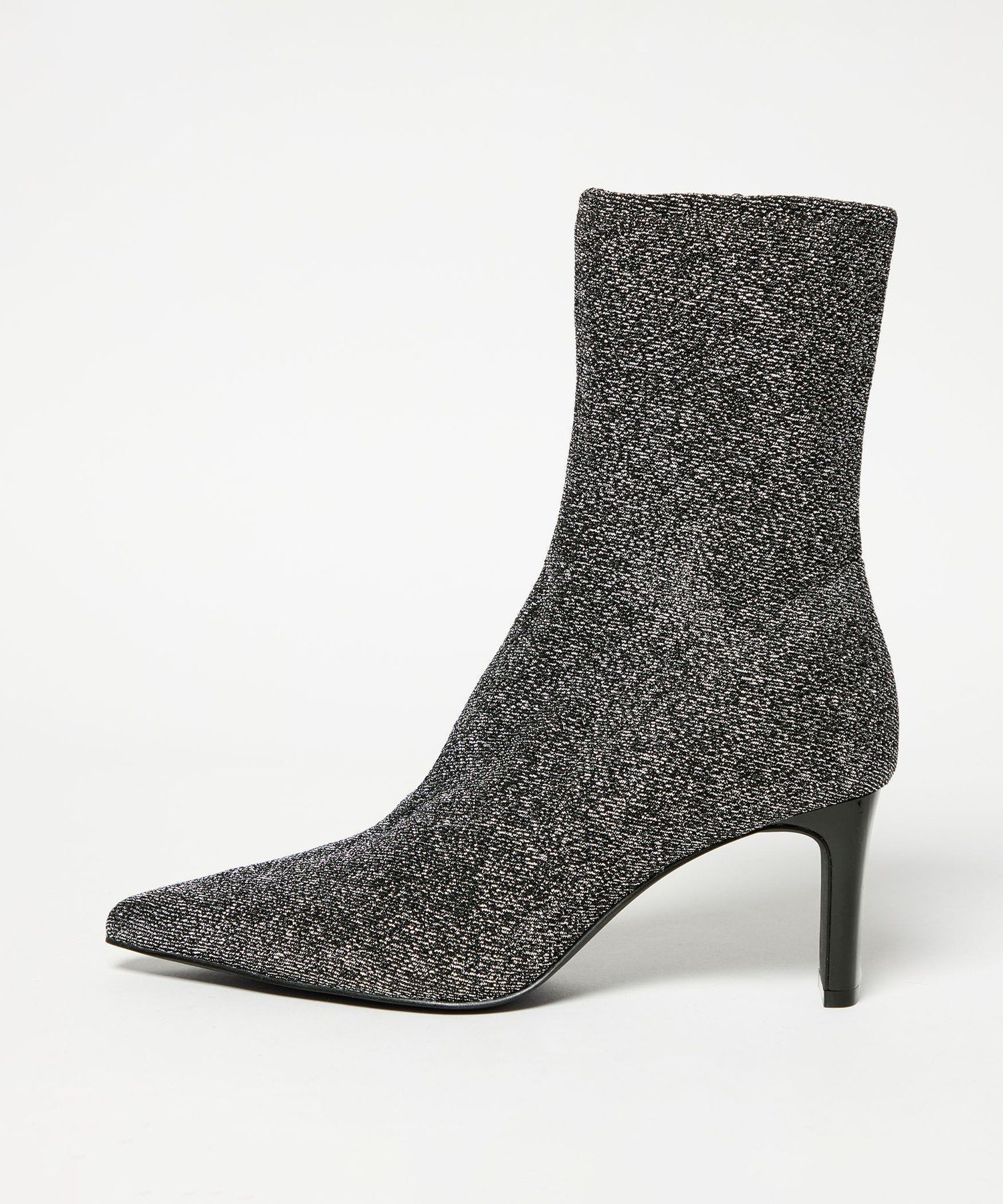 【オデット エ オディール/Odette e Odile】のSY ポインテッドストレッチ ショートブーツ70↑ インテリア・キッズ・メンズ・レディースファッション・服の通販 founy(ファニー) 　ファッション　Fashion　レディースファッション　Fashion for Women　サテン　Satin, Glossy Fabric　シューズ　Shoes, Footwear　ショート　Short, Short Length　シルバー　Silver, Metallic Silver　スタイリッシュ　Stylish, Fashionable　ストレッチ　Stretch, Stretchy Fabric　フィット　Fit, Slim Fit　メタリック　Metallic, Shiny Finish　リアル　Real, Realistic　SILVER|ID: prp329100004830206 ipo3291000000035158589