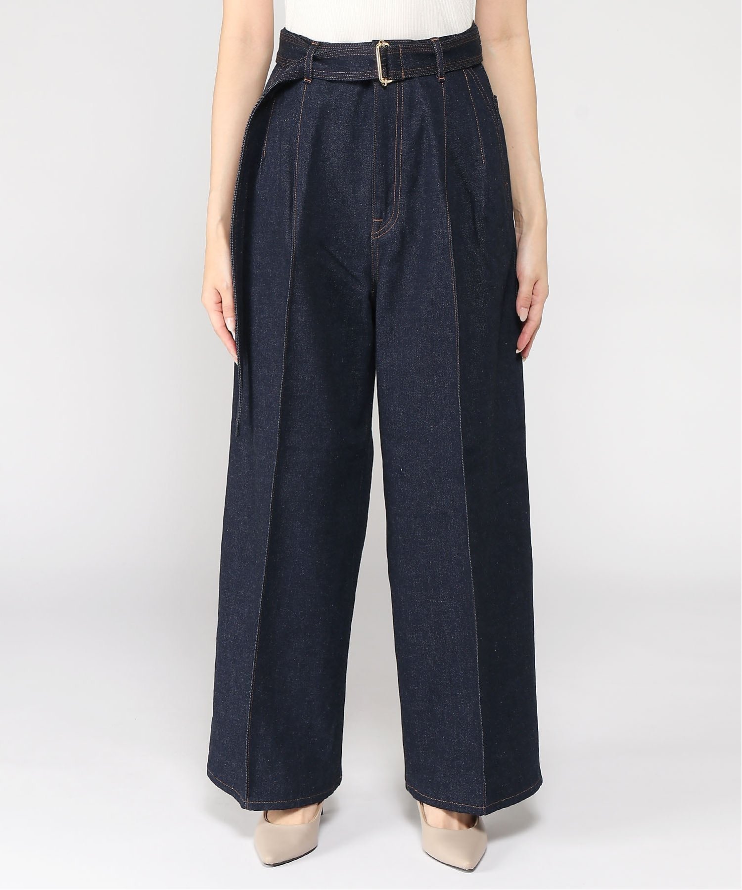 【マッキントッシュ/MACKINTOSH】の【マッキントッシュ公式】BELTED POLMOOD DNM インテリア・キッズ・メンズ・レディースファッション・服の通販 founy(ファニー) 　ファッション　Fashion　レディースファッション　Fashion for Women　デニム　Denim, Jeans Material　トリプル　Triple, Three Layers　AZ01/INDIGO OW|ID: prp329100004830209 ipo3291000000035158624