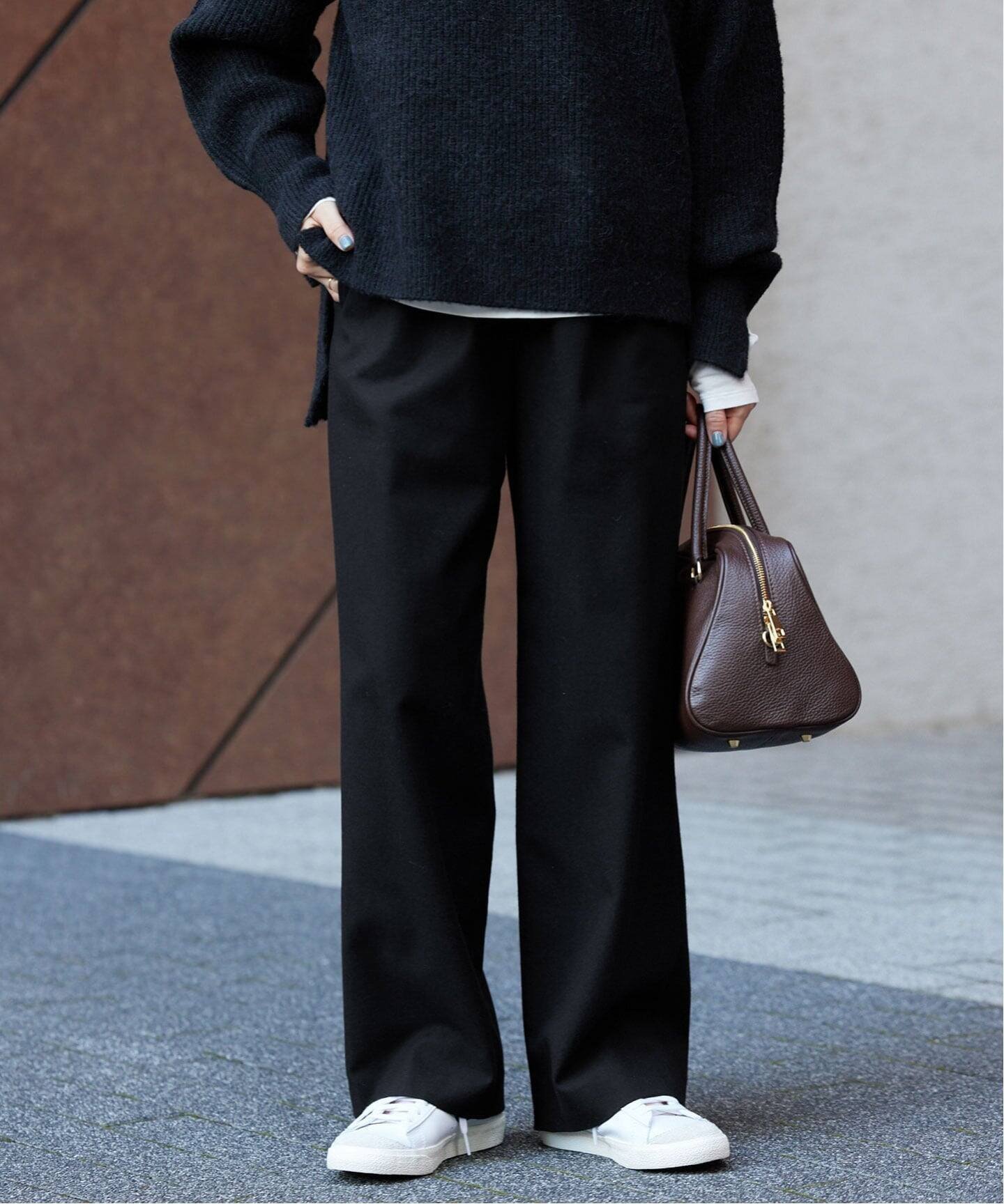 【スローブ イエナ/SLOBE IENA】の《3サイズ展開/WEB限定/追加》ウール混ドロストイージースラックス インテリア・キッズ・メンズ・レディースファッション・服の通販 founy(ファニー) 　ファッション　Fashion　レディースファッション　Fashion for Women　2025年　2025　2025-2026秋冬・A/W　Autumn/Winter 2025–26 AW25–26　スウェット / スエット　Sweatshirt, Sweatwear　ストレッチ　Stretch, Stretchy Fabric　ストレート　Straight, Straight Cut　フィット　Fit, Slim Fit　リラックス　Relax, Relaxed Fit　ビジネス 仕事 通勤　Business / Work / Commuting　楽ちん　Easy Fit, Comfortable　ブラック|ID: prp329100004830226 ipo3291000000035158776