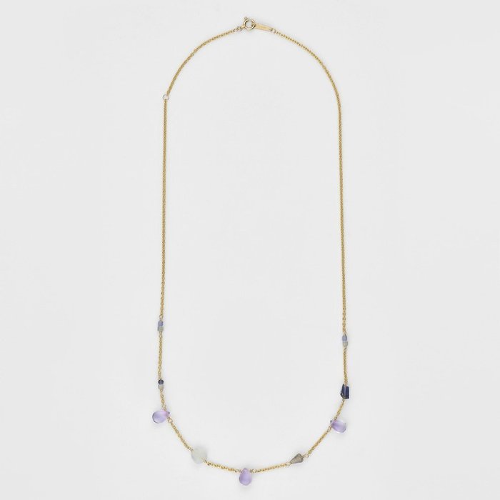 【アガット/agete】のゴールドマルチストーンネックレス インテリア・キッズ・メンズ・レディースファッション・服の通販 founy(ファニー) https://founy.com/ ファッション Fashion レディースファッション Fashion for Women ジュエリー Jewelry ネックレス Necklaces & Pendants シンプル Simple, Minimal ストーン Stone, Gem-Like チェーン Chain, Chain Strap ネックレス Necklace, Pendant Necklace パープル Purple, Violet ベーシック Basic, Essential 人気 Popular, Best Seller |ID: prp329100004830235 ipo3291000000035158842