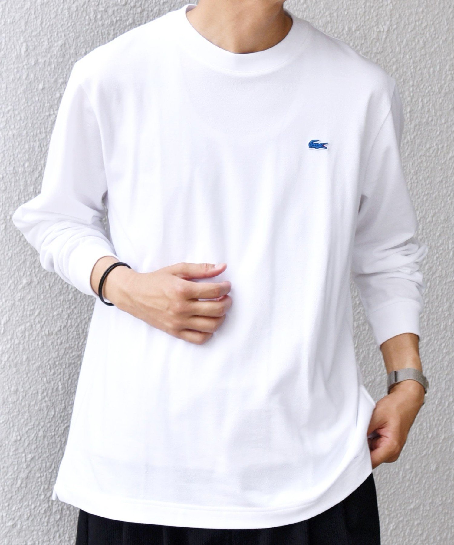 【シップス/SHIPS / MEN】の【SHIPS any別注】LACOSTE ワンポイント ピケ クルーネック Tシャツ 25AW (ロンT) インテリア・キッズ・メンズ・レディースファッション・服の通販 founy(ファニー) ファッション Fashion メンズファッション Fashion for Men インナー Innerwear クラシック Classic, Timeless Style 鹿の子 Piqué, Kanoko Fabric ジャケット Jacket, Outerwear スリット Slit, Slit Detail 定番 Standard, Basic Item 人気 Popular, Best Seller フィット Fit, Slim Fit フランス France, French 別注 Limited Edition, Custom Order リラックス Relax, Relaxed Fit ワンポイント One Point, Statement Accent 2025年 2025 2025-2026秋冬・A/W Autumn/Winter 2025–26 AW25–26 ホワイト|ID: prp329100004830247 ipo3291000000035158913