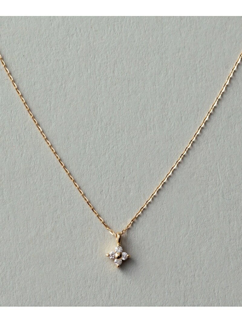 【エテ/ete】のK18YG レイヤー ダイヤモンド フローレット ネックレス 人気、トレンドファッション・服の通販 founy(ファニー) 　ファッション　Fashion　レディースファッション　Fashion for Women　ジュエリー　Jewelry　ネックレス　Necklaces & Pendants　おすすめ　Recommended / Our Picks　ギフト プレゼント　Gift / Present　シンプル　Simple, Minimal　ジュエリー　Jewelry, Accessories　ダイヤモンド　Diamond, Brilliant Cut　ダウン　Down, Puffer　デコルテ　Décolleté, Neckline　ネックレス　Necklace, Pendant Necklace　リュクス　Luxury, Elegant, High-End, Chic　 other-1|ID: prp329100004830257 ipo3291000000035158980