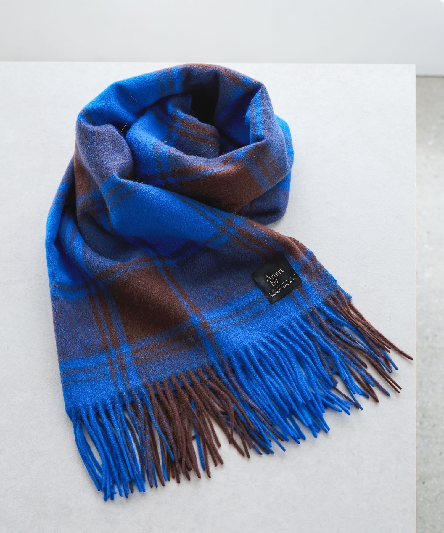 【アパートバイローリーズ/apart by lowrys】のカシミヤコンチェックストール 人気、トレンドファッション・服の通販 founy(ファニー) 　ファッション　Fashion　レディースファッション　Fashion for Women　ストール　Stole, Wrap　チェック　Check, Plaid, Tartan　定番　Standard, Basic Item　 other-1|ID: prp329100004830263 ipo3291000000035159062