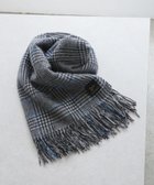【アパートバイローリーズ/apart by lowrys】のカシミヤコンチェックストール 人気、トレンドファッション・服の通販 founy(ファニー) ファッション Fashion レディースファッション Fashion for Women ストール Stole, Wrap チェック Check, Plaid, Tartan 定番 Standard, Basic Item thumbnail グレー×ブルーグレンチェック15|ID: prp329100004830263 ipo3291000000035159065