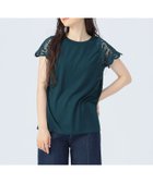 【ビームス ハート/BEAMS HEART】のレース 袖コンビ Tシャツ 人気、トレンドファッション・服の通販 founy(ファニー) ファッション Fashion レディースファッション Fashion for Women トップス・カットソー Cut & Sew Tops シャツ・ブラウス・オフィスカジュアル Elegant Blouses & Button-Ups ロングTシャツ・Tシャツ Longline T-Shirts & Tees おすすめ Recommended / Our Picks カットソー Cut and Sewn Top コンビ Combo, Combination Style ストレート Straight, Straight Cut スラックス Slacks, Dress Pants タイトスカート Pencil Skirt, Tight Skirt デニム Denim, Jeans Material バランス Balance, Style Balance マニッシュ Mannish, Boyish ミックス Mix, Mixed Style レース Lace, Lace Fabric ワイド Wide, Wide Fit エレガント 上品 Elegant 半袖 Short Sleeve, Half Sleeve thumbnail DARK GREEN|ID: prp329100004830267 ipo3291000000035159093