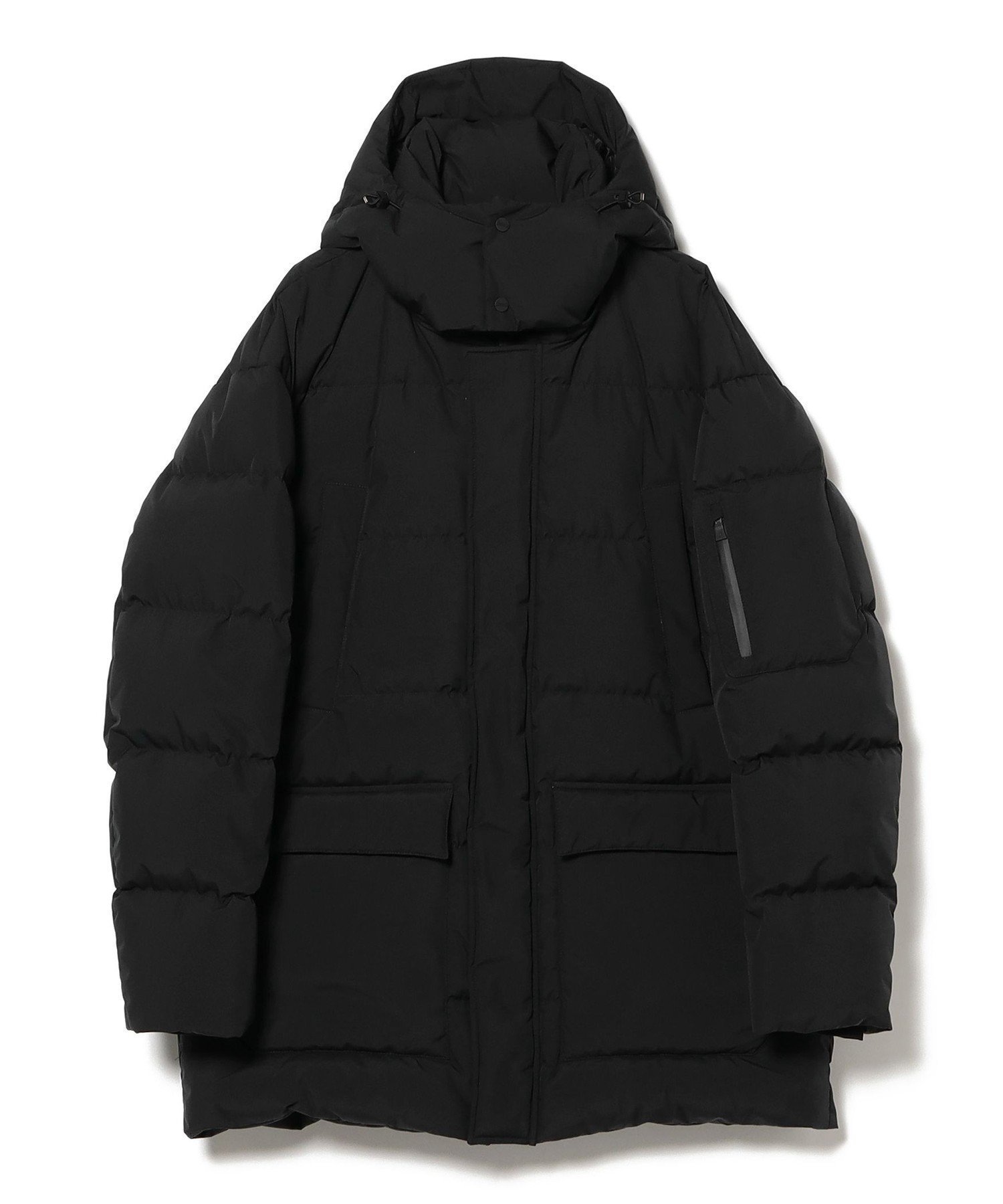 【ビームス/BEAMS / MEN】のHERNO / 2レイヤー フーデッド ダウンジャケット インテリア・キッズ・メンズ・レディースファッション・服の通販 founy(ファニー) 　ファッション　Fashion　メンズファッション　Fashion for Men　イタリア　Italy　クラシック　Classic, Timeless Style　ジャケット　Jacket, Outerwear　ダウン　Down, Puffer　トレンド　Trend, Trending Now　バランス　Balance, Style Balance　リアル　Real, Realistic　リラックス　Relax, Relaxed Fit　ルーズ　Loose, Oversized　BLACK/9300|ID: prp329100004830269 ipo3291000000035159145