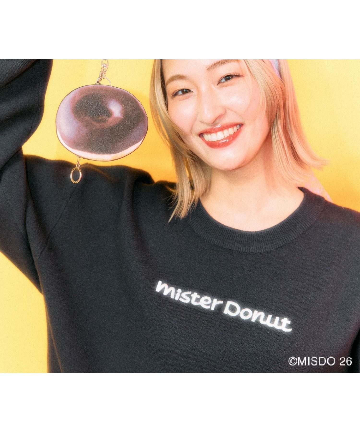 【レプシィム ローリーズファーム/LEPSIM LOWRYS FARM】の【Mister Donut】ポーチチャーム インテリア・キッズ・メンズ・レディースファッション・服の通販 founy(ファニー) 　ファッション　Fashion　レディースファッション　Fashion for Women　ポーチ&ミニバッグ　Pouches & Mini Bags　おすすめ　Recommended / Our Picks　キャラクター　Character, Licensed Characters　チェーン　Chain, Chain Strap　チャーム　Charm, Pendant　ポーチ　Pouch, Small Case　リップ　Lip, Lip Motif　チョコレートリング58|ID: prp329100004830273 ipo3291000000035159177