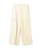 【トゥモローランド/TOMORROWLAND】のコットンサテン カーゴパンツ 人気、トレンドファッション・服の通販 founy(ファニー) ファッション Fashion レディースファッション Fashion for Women パンツ Pants & Trousers おすすめ Recommended / Our Picks カーゴパンツ Cargo Pants, Utility Pants サテン Satin, Glossy Fabric シルケット Silket, Silky Cotton ミックス Mix, Mixed Style レース Lace, Lace Fabric ワッシャー Washer, Crinkled Finish エレガント 上品 Elegant thumbnail 11 ホワイト|ID: prp329100004830295 ipo3291000000035159363