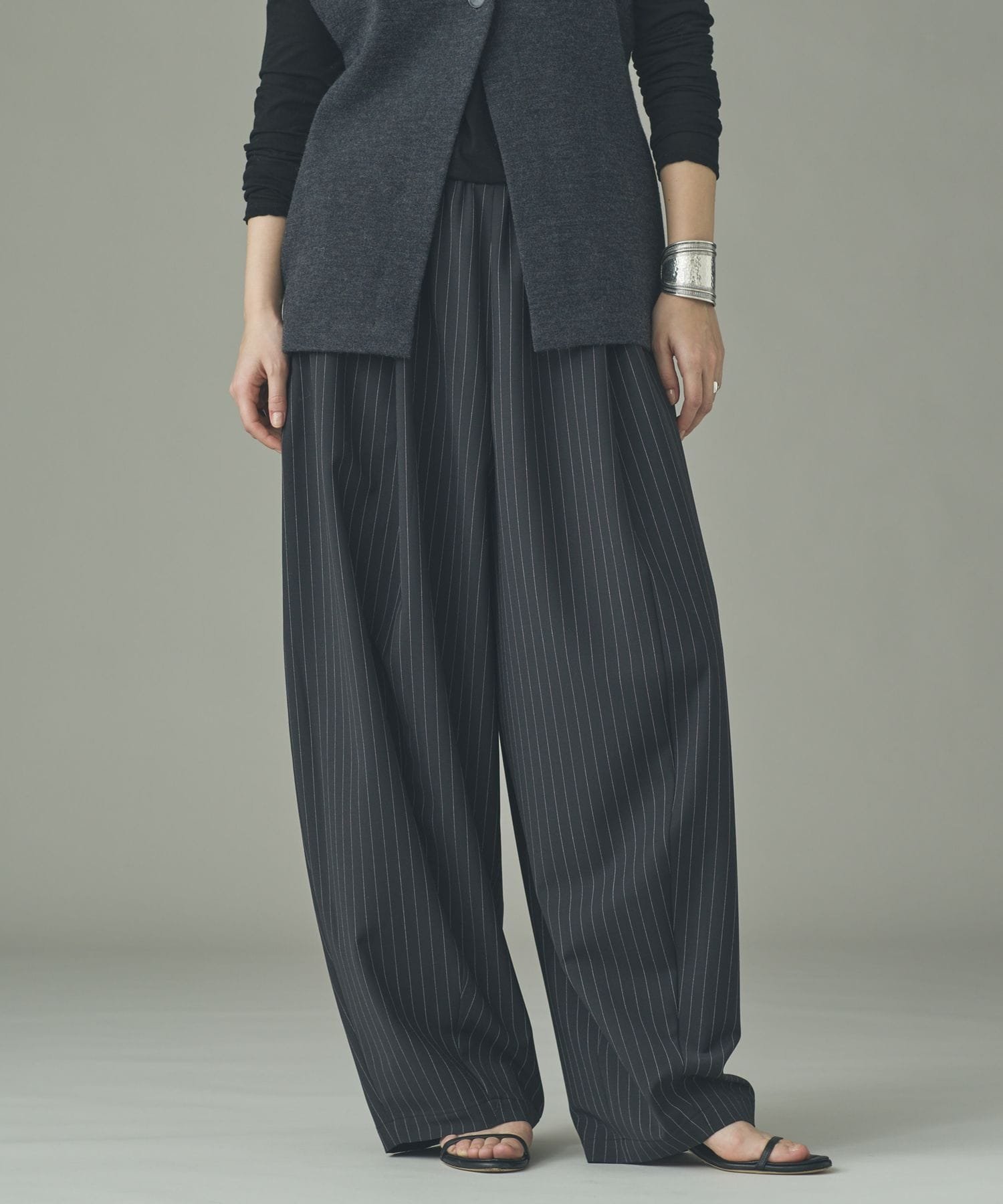 【カレンソロジー/Curensology】のチェック/ストライプトロドロストパンツ インテリア・キッズ・メンズ・レディースファッション・服の通販 founy(ファニー) 　ファッション　Fashion　レディースファッション　Fashion for Women　パンツ　Pants & Trousers　エレガント 上品　Elegant　チェック　Check, Plaid, Tartan　人気　Popular, Best Seller　パターン　Pattern, Design Print　無地　Plain, Solid Color　ブラック|ID: prp329100004830296 ipo3291000000035159371