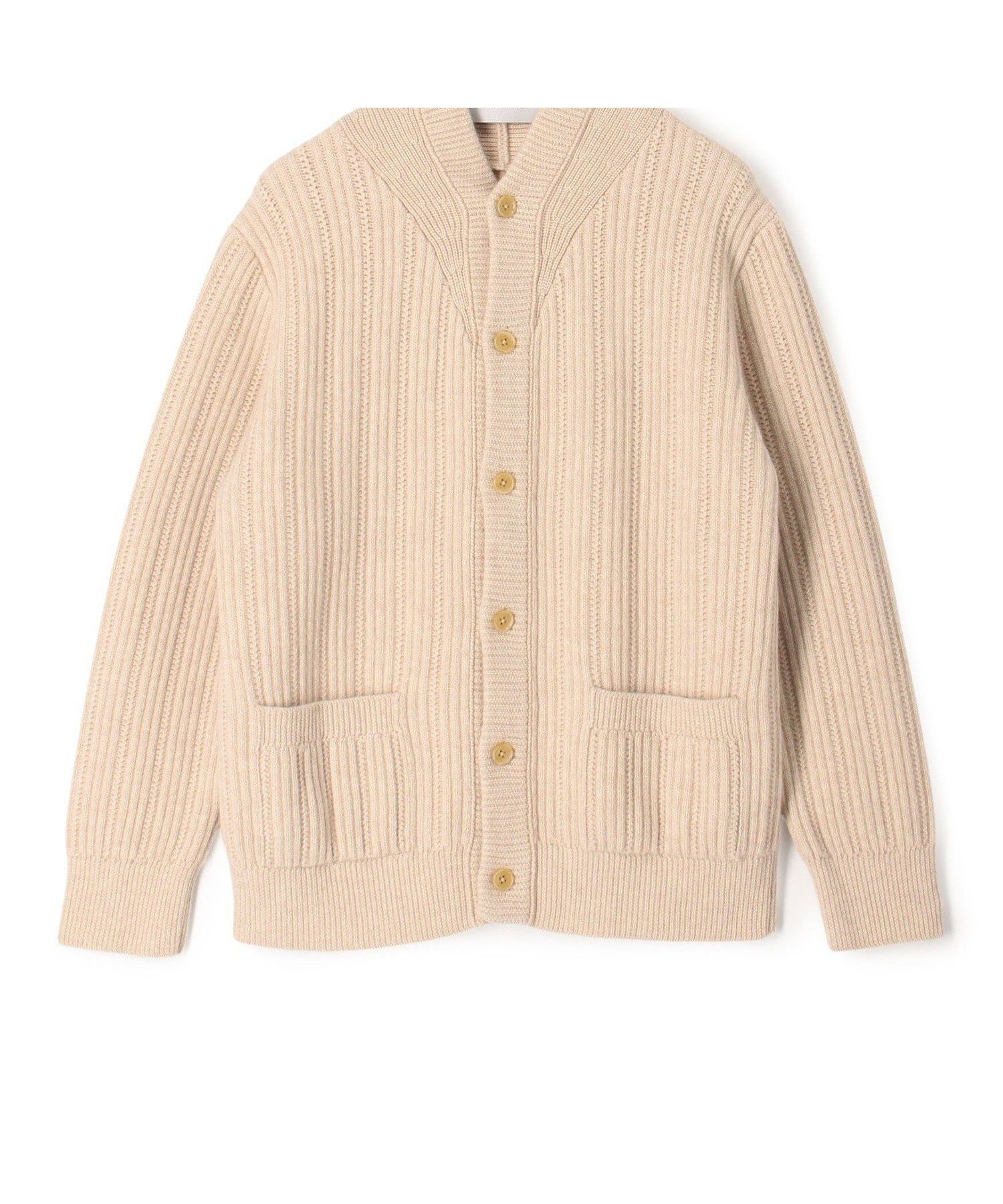 【トゥモローランド/TOMORROWLAND / MEN】のウールカシミヤシルク リブVネックカーディガン インテリア・キッズ・メンズ・レディースファッション・服の通販 founy(ファニー) ファッション Fashion メンズファッション Fashion for Men 2025年 2025 2025-2026秋冬・A/W Autumn/Winter 2025–26 AW25–26 カーディガン Cardigan, Knitwear ショール Shawl, Wrap シルク Silk, 100% Silk 46 ベージュ|ID: prp329100004830302 ipo3291000000035159491