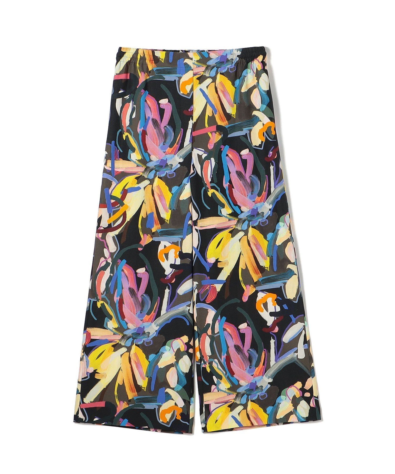 【トゥモローランド/TOMORROWLAND】のクルールフラワープリント ワイドパンツ インテリア・キッズ・メンズ・レディースファッション・服の通販 founy(ファニー) ファッション Fashion レディースファッション Fashion for Women パンツ Pants & Trousers おすすめ Recommended / Our Picks ギャザー Gathered, Ruffled サンダル Sandals, Summer Shoes シューズ Shoes, Footwear シンプル Simple, Minimal フラット Flat, Flat Shoes フロント Front, Front Design プリント Print, Printed Pattern リネン Linen, Linen Fabric リラックス Relax, Relaxed Fit ワイド Wide, Wide Fit 夏 Summer 春 Spring S/S・春夏 SS, Spring/Summer, Warm Season 18 ブラック系|ID: prp329100004830305 ipo3291000000035159550