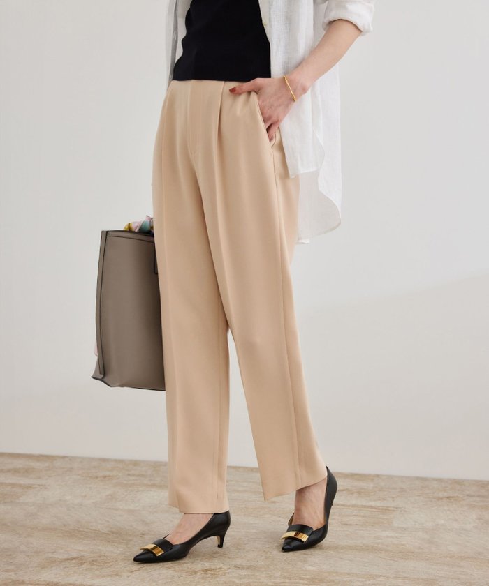 【ロペ/ROPE'】の美人パンツ ダブルクロステーパードパンツ/イージーケア インテリア・キッズ・メンズ・レディースファッション・服の通販 founy(ファニー) https://founy.com/ ファッション Fashion レディースファッション Fashion for Women パンツ Pants & Trousers おすすめ Recommended / Our Picks とろみ Fluid, Flowy Fabric ストレッチ Stretch, Stretchy Fabric センター Center, Center Line ポケット Pocket, Pocket Detail エレガント 上品 Elegant ビジネス 仕事 通勤 Business / Work / Commuting 定番 Standard, Basic Item |ID: prp329100004830309 ipo3291000000035159597