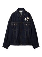 【ミラオーウェン/Mila Owen】の缶バッチ付きGジャン 人気、トレンドファッション・服の通販 founy(ファニー) ファッション Fashion レディースファッション Fashion for Women アウター Coat / Outerwear Collection インディゴ Indigo Denim ヴィンテージ Vintage Style グラフィック Graphic, Graphic Design スマート Smart, Elegant 雑誌 Magazine, Fashion Magazine ツイル Twist, Twisted Detail デニム Denim, Jeans Material 定番 Standard, Basic Item リアル Real, Realistic 冬 Winter / This Winter thumbnail IND[088]|ID: prp329100004830322 ipo3291000000035159760