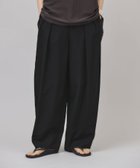 【カレンソロジー/Curensology】のプレーンツータックパンツ 人気、トレンドファッション・服の通販 founy(ファニー) ファッション Fashion レディースファッション Fashion for Women パンツ Pants & Trousers エレガント 上品 Elegant thumbnail ブラック09|ID: prp329100004830334 ipo3291000000035159903