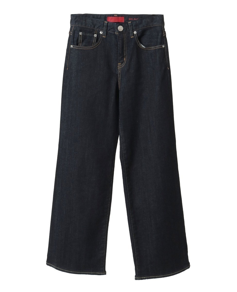 【リエス/Liesse】の【RED CARD/レッドカード】35th Anniv.Wide(26W10101sdk/rns) インテリア・キッズ・メンズ・レディースファッション・服の通販 founy(ファニー) 　ファッション　Fashion　レディースファッション　Fashion for Women　ウォッシュ　Washed Finish　デニム　Denim, Jeans Material　ユーズド　Used, Vintage-Look　ワーク　Workwear, Utility Style　インディゴ|ID: prp329100004830335 ipo3291000000035159909
