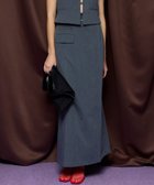 【メゾンスペシャル/MAISON SPECIAL】のSewing Tack Maxi Skirt 人気、トレンドファッション・服の通販 founy(ファニー) ファッション Fashion レディースファッション Fashion for Women スカート Skirts おすすめ Recommended / Our Picks カッティング Cutting Detail シルバー Silver, Metallic Silver ストライプ Stripe, Striped Pattern ベスト Vest, Waistcoat 夏 Summer thumbnail GRY|ID: prp329100004830352 ipo3291000000035160103