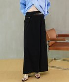 【メゾンスペシャル/MAISON SPECIAL】のSewing Tack Maxi Skirt 人気、トレンドファッション・服の通販 founy(ファニー) ファッション Fashion レディースファッション Fashion for Women スカート Skirts おすすめ Recommended / Our Picks カッティング Cutting Detail シルバー Silver, Metallic Silver ストライプ Stripe, Striped Pattern ベスト Vest, Waistcoat 夏 Summer thumbnail BLK|ID: prp329100004830352 ipo3291000000035160104