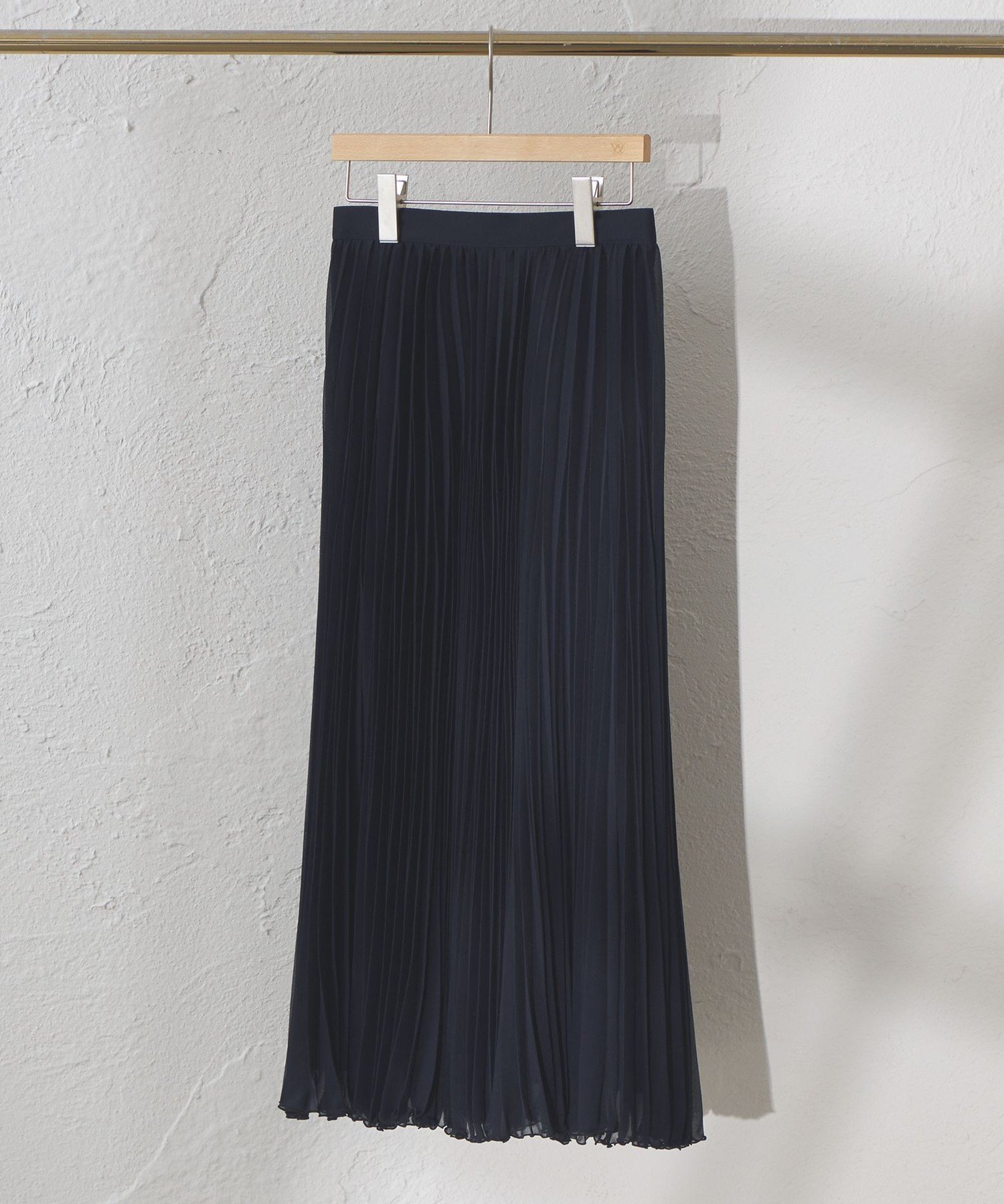 【アマカ/AMACA】の【ATELIER COLLECTION】ヴィンテージジョーゼットプリーツスカート インテリア・キッズ・メンズ・レディースファッション・服の通販 founy(ファニー) 　ファッション　Fashion　レディースファッション　Fashion for Women　スカート　Skirts　プリーツスカート / 上品フェミニンスタイル　Pleated Skirts　コレクション　Collection, Seasonal Line　軽量　Lightweight, Ultra Light　シルク　Silk, 100% Silk　ジャカード／ジャガード　Jacquard, Woven Pattern　ジョーゼット　Georgette, Semi-Sheer Fabric　プリーツ　Pleats, Pleated　ワーク　Workwear, Utility Style　ブラックネイビー|ID: prp329100004830355 ipo3291000000035160130