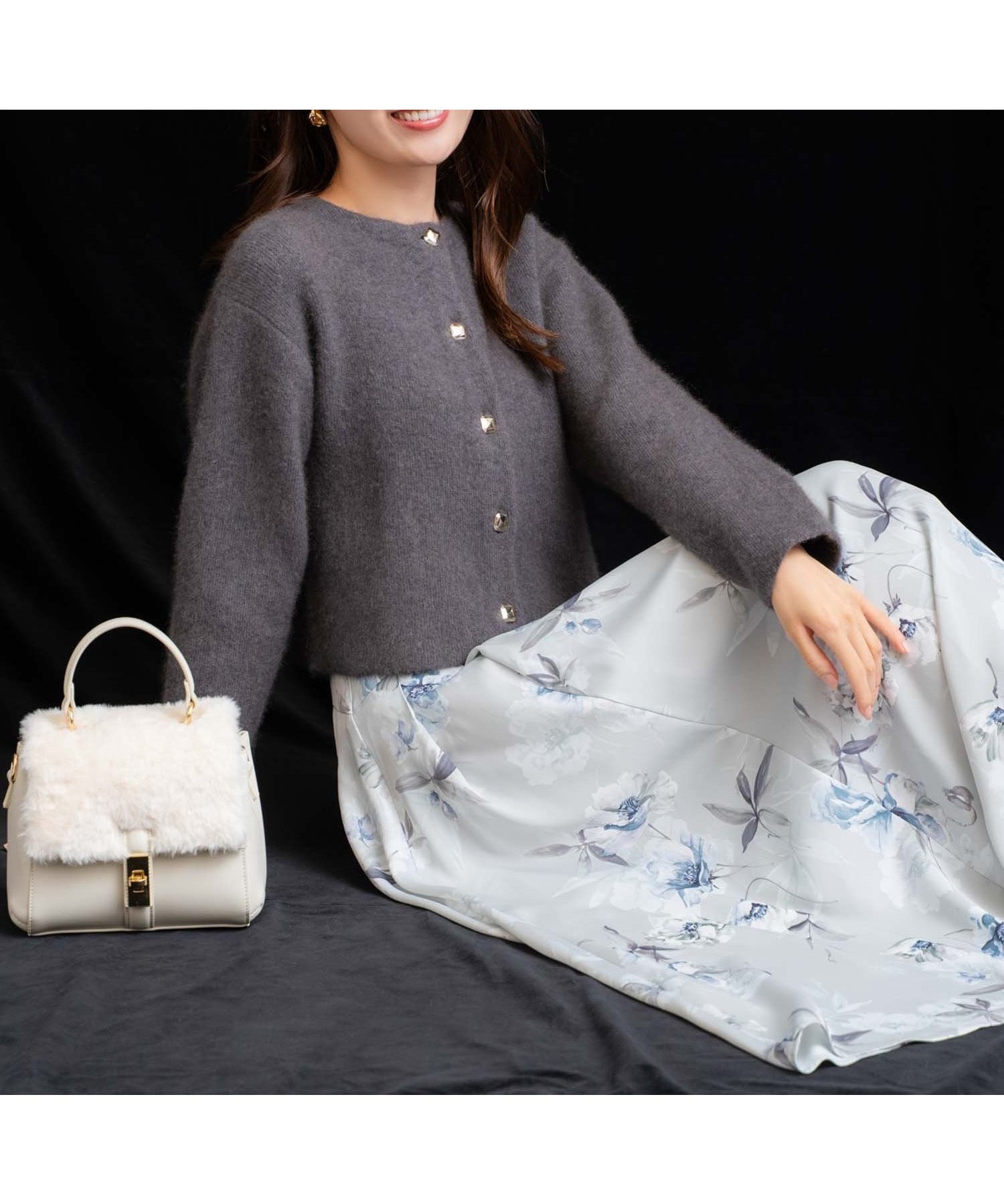 【ノエラ/Noela】のシャドーフラワースカート インテリア・キッズ・メンズ・レディースファッション・服の通販 founy(ファニー) 　ファッション　Fashion　レディースファッション　Fashion for Women　スカート　Skirts　おすすめ　Recommended / Our Picks　フラワー　Flower, Floral　プリント　Print, Printed Pattern　ポケット　Pocket, Pocket Detail　エレガント 上品　Elegant　ライトグリーン|ID: prp329100004830366 ipo3291000000035160214