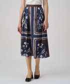 【アナイ/ANAYI】のスカーフプリントタック スカート 人気、トレンドファッション・服の通販 founy(ファニー) ファッション Fashion レディースファッション Fashion for Women スカート Skirts オレンジ Orange オータム Autumn Fashion カーディガン Cardigan, Knitwear サテン Satin, Glossy Fabric シンプル Simple, Minimal スカーフ Scarf, Neckwear スマート Smart, Elegant フラワー Flower, Floral プリント Print, Printed Pattern ロング Long, Long-Length A/W・秋冬 Autumn/Winter 再入荷 Restock / Back in Stock thumbnail navy|ID: prp329100004830369 ipo3291000000035160241