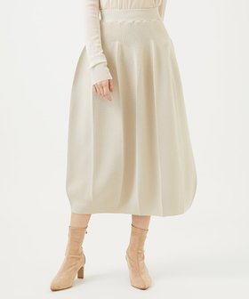 【シビラ/SYBILLA】のバルーンニットスカート 人気、トレンドファッション・服の通販 founy(ファニー) ファッション Fashion レディースファッション Fashion for Women スカート Skirts シャーリング Shirring, Ruched バルーン Balloon, Balloon Silhouette フォルム Silhouette, Form ホールガーメント WholeGarment, Seamless Knit 冬 Winter / This Winter 夏 Summer 春 Spring 秋 Autumn 鹿の子 Piqué, Kanoko Fabric |ID:prp329100004830373