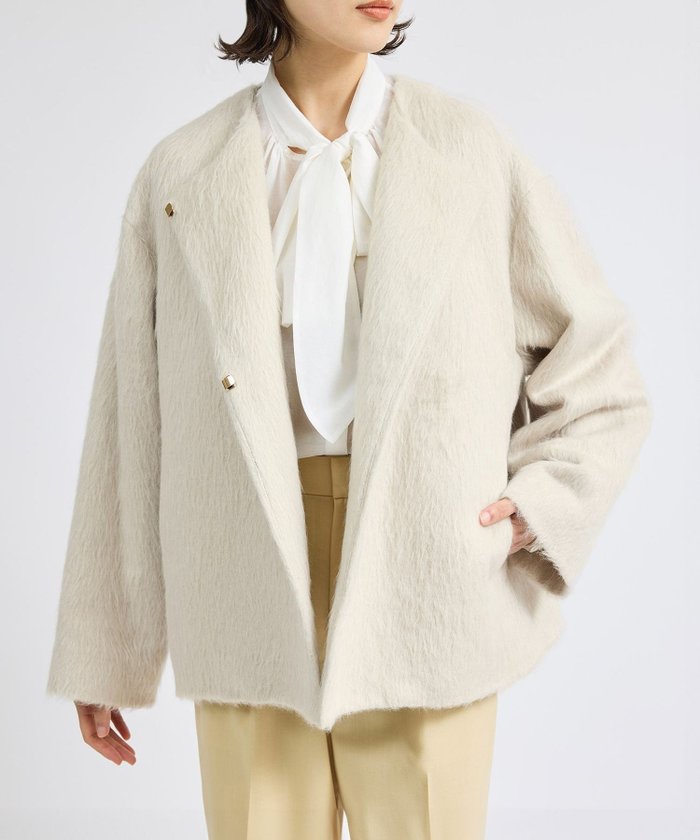 【ロペ/ROPE'】のスーリーアルパカシャギーハーフコート インテリア・キッズ・メンズ・レディースファッション・服の通販 founy(ファニー) https://founy.com/ ファッション Fashion レディースファッション Fashion for Women アウター Coat / Outerwear Collection コート・ロングコート・ピーコート Long Coats, Peacoats & More おすすめ Recommended / Our Picks イタリア Italy シンプル Simple, Minimal センター Center, Center Line ハーフ Half, Half-Length ポケット Pocket, Pocket Detail |ID: prp329100004830378 ipo3291000000035160367