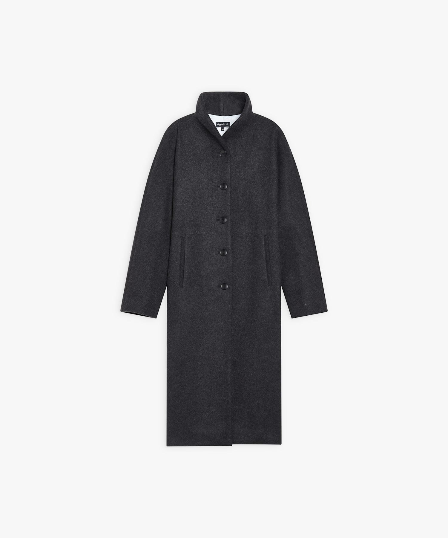 【アニエスベー ファム/agnes b. FEMME】のUS58 MANTEAU コート 人気、トレンドファッション・服の通販 founy(ファニー) 　ファッション　Fashion　レディースファッション　Fashion for Women　アウター　Coat / Outerwear Collection　コート・ロングコート・ピーコート　Long Coats, Peacoats & More　スタンド　Stand Collar, Upright Stand　マニッシュ　Mannish, Boyish　ロング　Long, Long-Length　エレガント 上品　Elegant　 other-1|ID: prp329100004830381 ipo3291000000035160423