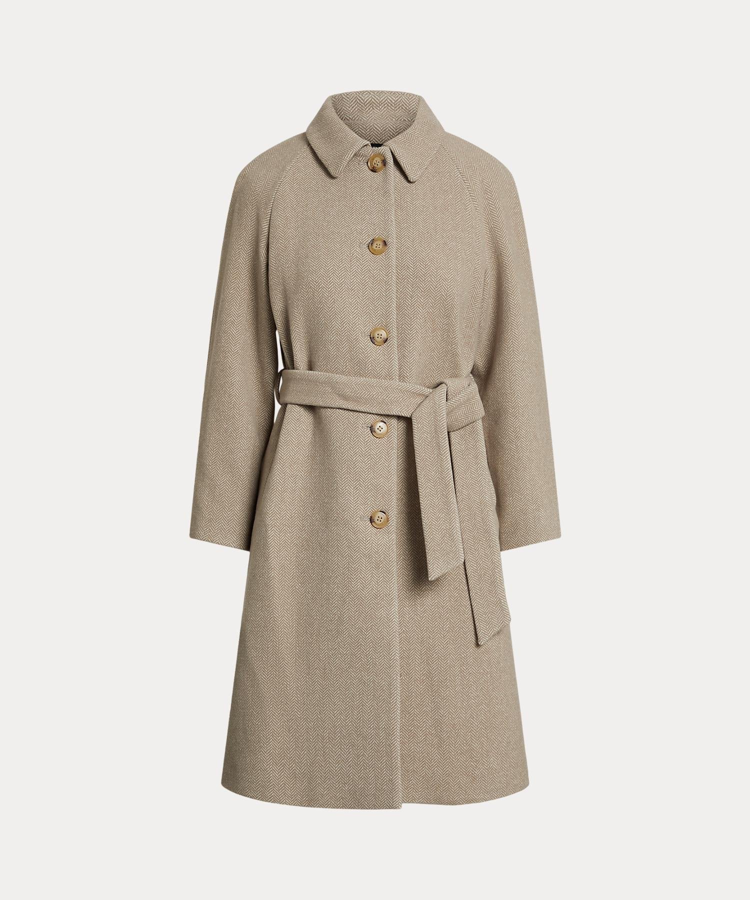 【ラルフローレン/RALPH LAUREN】のベルテッド ウールブレンド ヘリンボーン コート 人気、トレンドファッション・服の通販 founy(ファニー) 　ファッション　Fashion　レディースファッション　Fashion for Women　アウター　Coat / Outerwear Collection　コート・ロングコート・ピーコート　Long Coats, Peacoats & More　ストレート　Straight, Straight Cut　テクスチャー　Texture, Textured Fabric　フィット　Fit, Slim Fit　フロント　Front, Front Design　ポケット　Pocket, Pocket Detail　長袖　Long Sleeve, Full Sleeve　 other-1|ID: prp329100004830386 ipo3291000000035160502