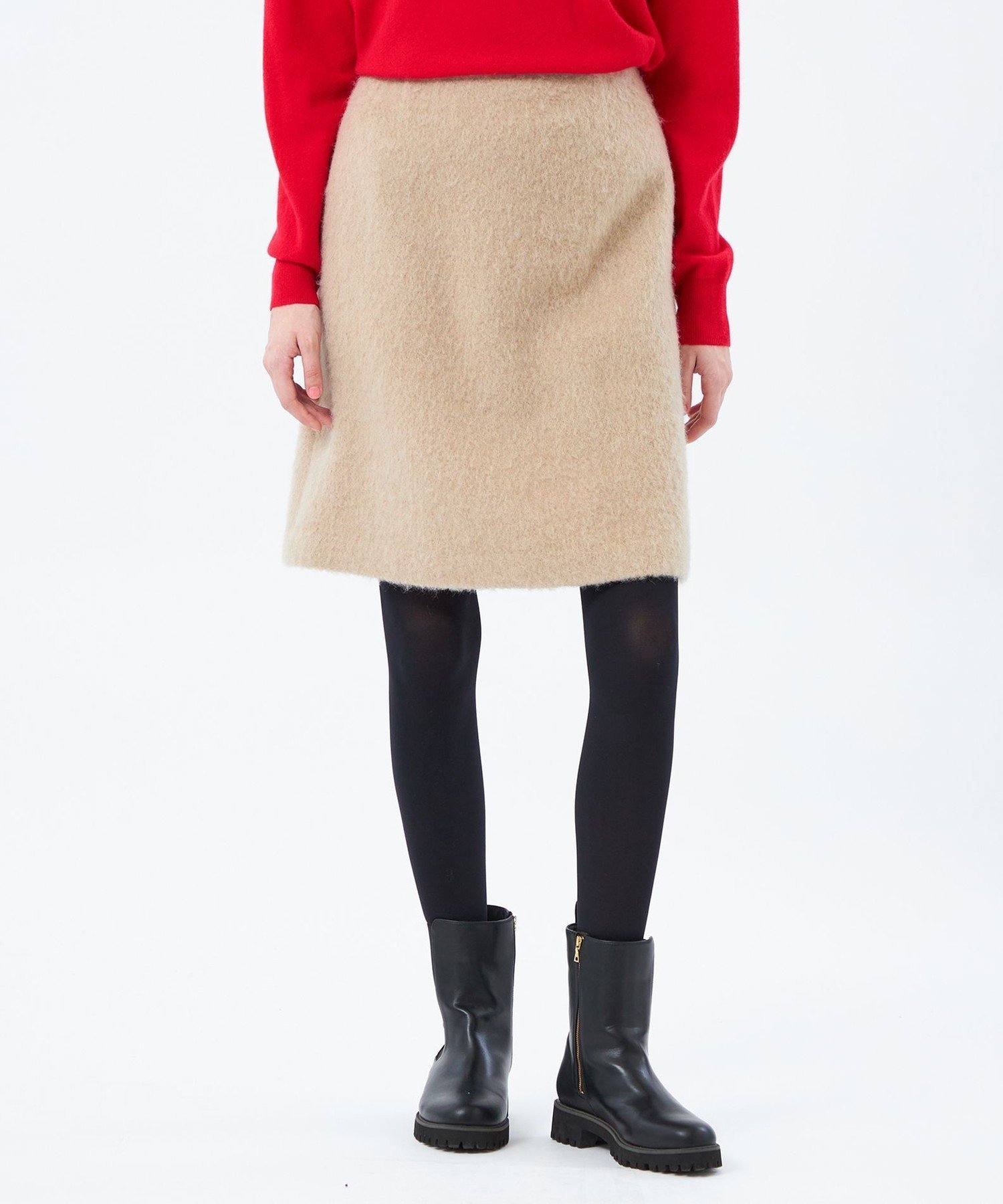 【マッキントッシュ フィロソフィー/MACKINTOSH PHILOSOPHY】のウールシャギーショートスカート 人気、トレンドファッション・服の通販 founy(ファニー) 　ファッション　Fashion　レディースファッション　Fashion for Women　スカート　Skirts　おすすめ　Recommended / Our Picks　ショート　Short, Short Length　シンプル　Simple, Minimal　冬　Winter / This Winter　別注　Limited Edition, Custom Order　秋　Autumn　 other-1|ID: prp329100004830405 ipo3291000000035160762