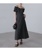 【フリーズマート/FREE'S MART】の2wayギャザーオフショルマーメイドワンピース 人気、トレンドファッション・服の通販 founy(ファニー) ファッション Fashion レディースファッション Fashion for Women ワンピース Dresses インナー Innerwear ギャザー Gathered, Ruffled シューズ Shoes, Footwear スリーブ Sleeve, Long Sleeve / Short Sleeve デコルテ Décolleté, Neckline フリル Frill, Ruffle フレンチ French, French Style フロント Front, Front Design thumbnail ブラックチェック1|ID: prp329100004830408 ipo3291000000035160814