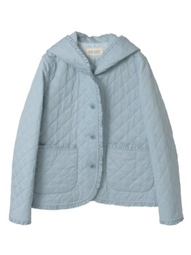 【ピンクハウス/PINK HOUSE】のフード付きキルティングジャケット 人気、トレンドファッション・服の通販 founy(ファニー) ファッション Fashion レディースファッション Fashion for Women アウター Coat / Outerwear Collection レディースジャケット・軽アウター Jackets キルティング Quilted, Quilting ジャケット Jacket, Outerwear フリル Frill, Ruffle 春 Spring |ID:prp329100004830412