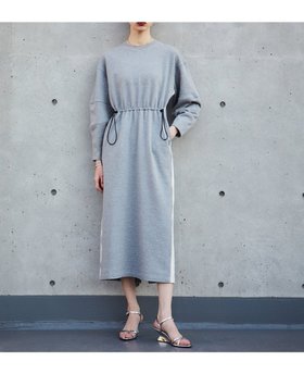【ソフィット/Soffitto】の前ドローストリング配色ワンピース 人気、トレンドファッション・服の通販 founy(ファニー) ファッション Fashion レディースファッション Fashion for Women ワンピース Dresses ドローストリング Drawstring, Pull Cord |ID:prp329100004830418