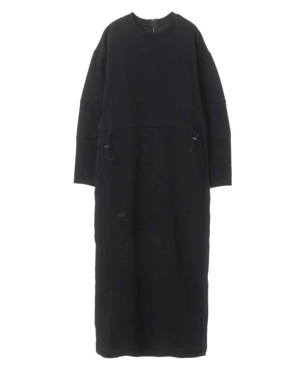 【ソフィット/Soffitto】の前ドローストリング配色ワンピース インテリア・キッズ・メンズ・レディースファッション・服の通販 founy(ファニー) 　ファッション　Fashion　レディースファッション　Fashion for Women　ワンピース　Dresses　ドローストリング　Drawstring, Pull Cord　ブラック|ID: prp329100004830418 ipo3291000000035160993