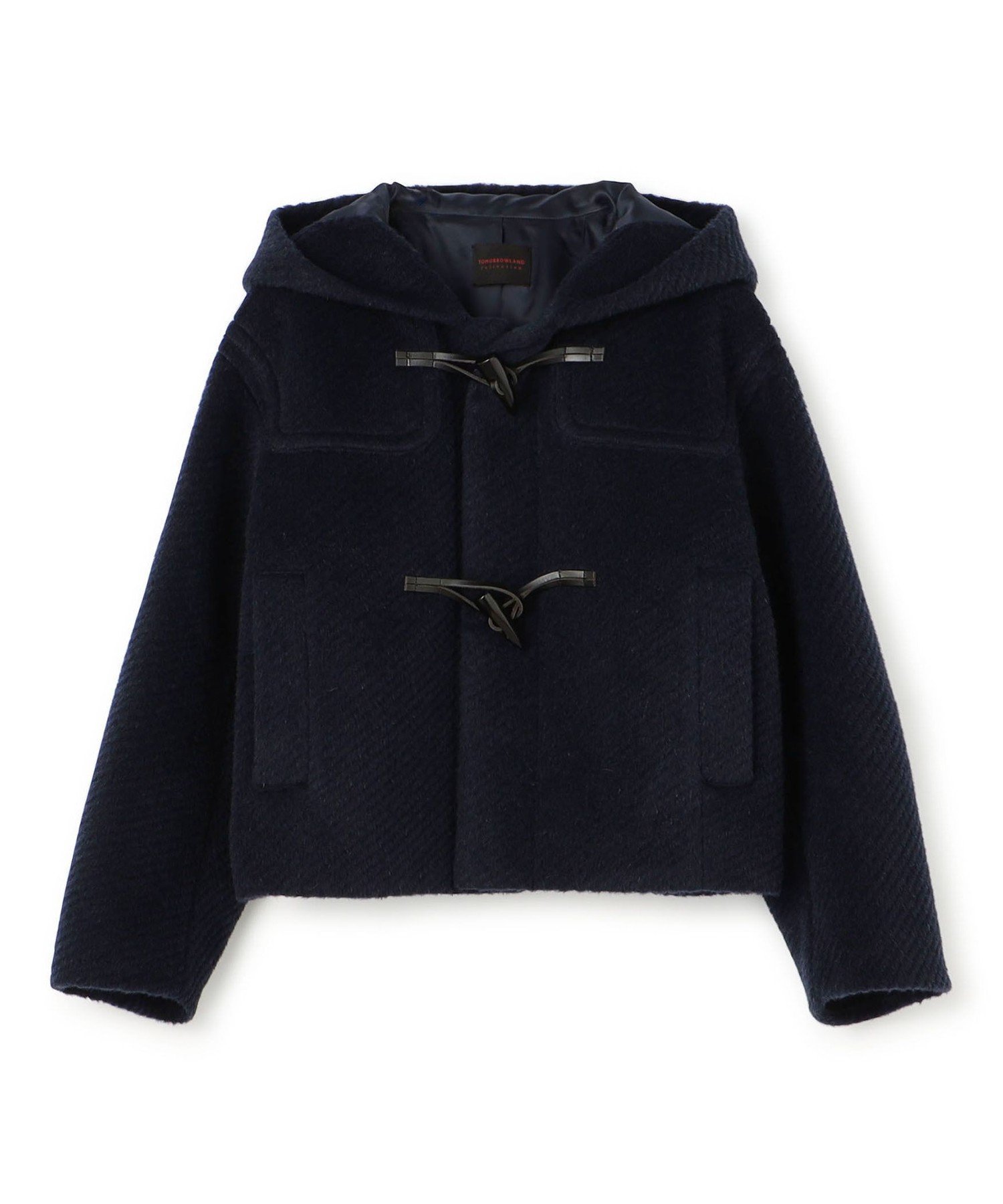 【トゥモローランド/TOMORROWLAND】のモヘヤダイアゴナル ショートダッフルコート インテリア・キッズ・メンズ・レディースファッション・服の通販 founy(ファニー) 　ファッション　Fashion　レディースファッション　Fashion for Women　アウター　Coat / Outerwear Collection　コート・ロングコート・ピーコート　Long Coats, Peacoats & More　ダッフルコート　Duffle Coats　イタリア　Italy　コンパクト　Compact, Small Size　ダッフルコート　Duffle Coat, Toggle Coat　テクスチャー　Texture, Textured Fabric　別注　Limited Edition, Custom Order　69 ネイビー|ID: prp329100004830422 ipo3291000000035161071