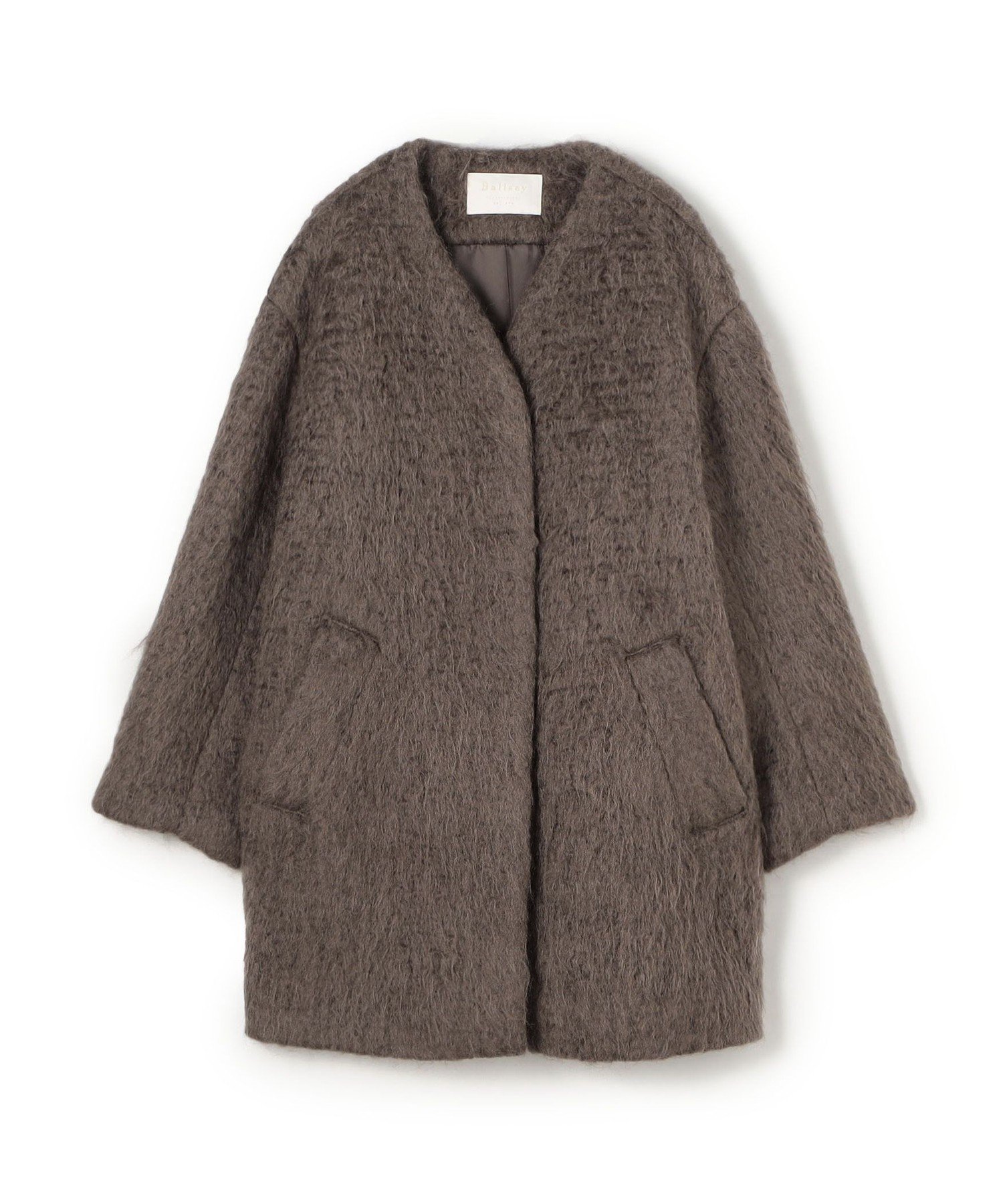 【トゥモローランド/TOMORROWLAND】のフラッフィーシャギー Vカラーミドルコート 人気、トレンドファッション・服の通販 founy(ファニー) 　ファッション　Fashion　レディースファッション　Fashion for Women　アウター　Coat / Outerwear Collection　コート・ロングコート・ピーコート　Long Coats, Peacoats & More　オケージョン　Occasion Wear　バランス　Balance, Style Balance　ミックス　Mix, Mixed Style　ミドル　Middle Length, Mid Height　リラックス　Relax, Relaxed Fit　ループ　Loop, Loop Knit　おすすめ　Recommended / Our Picks　エレガント 上品　Elegant　 other-1|ID: prp329100004830424 ipo3291000000035161074